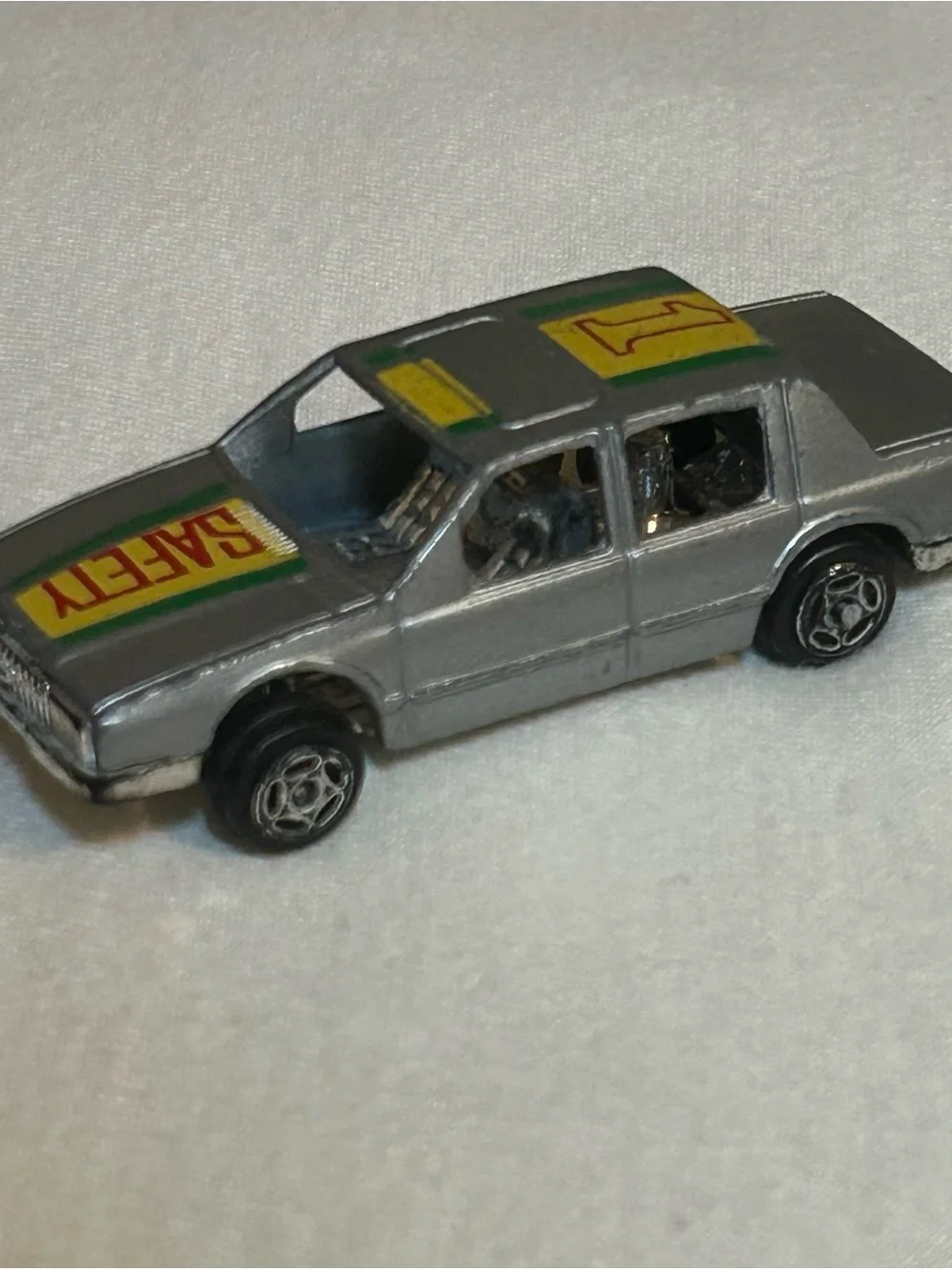 Vintage Summer Metal Products Marz Karz Silver Volvo 760 Safety Diecast